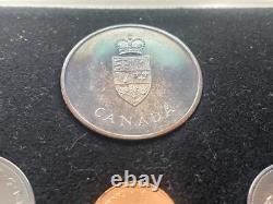 1967 2 oz CANADA Proof Coin Medal Set Rainbow Toning Silver ROYAL CANADIAN MINT