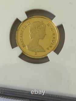 1967-2017 Canada Silver Proof Gilt Dove One Cent Penny Ngc Pf69