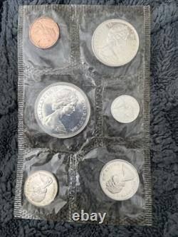 1967 CANADA SILVER PROOF LIKE MINT SET 1.11 Oz Silver Nice Cameo's