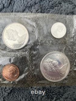1967 CANADA SILVER PROOF LIKE MINT SET 1.11 Oz Silver Nice Cameo's
