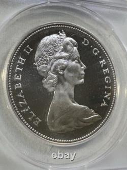 1967 Canada $1 Proof Like Silver Coin Flying Goose Graded MS 67 Cameo by ANACS