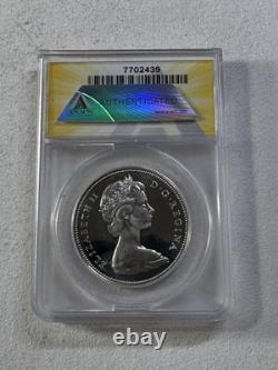 1967 Canada $1 Proof Like Silver Coin Flying Goose Graded MS 67 Cameo by ANACS