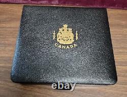 1967 Canada Centennial 7 Pc Proof-Like Set Silver & Gold ($20) in Leather Case