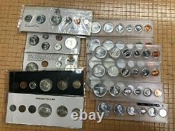 1967 Canada Centennial Proof-like and BU Sets lot of 13 Silver Sets E7810