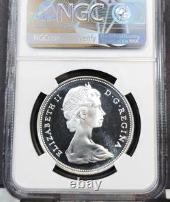 1967 Canada Silver 1 Dollar Goose Ngc Pl 67 Ultra Cameo Extremely Rare Frosty