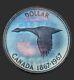 1967 Canada Silver Dollar PCGS PL64 Proof Blue Color Toned Goose Great Toning