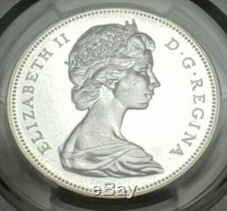 1967 Canada Silver Goose $1 Dollar Pcgs Pl66 Proof Like Gem In High Grade