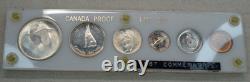 1967 Canada Silver Proof Set 6 Coins RCM Centennial Capital Plastic Holder