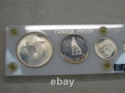 1967 Canada Silver Proof Set 6 Coins RCM Centennial Capital Plastic Holder