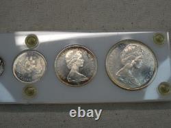 1967 Canada Silver Proof Set 6 Coins RCM Centennial Capital Plastic Holder
