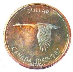 1967 Silver Canada Proof $1 Pcgs Pr 65