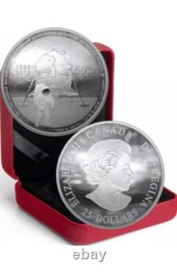 1969-2019 Apollo 11 Moon Landing 50th Anniversary $25 Silver Proof Canada Coin