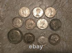 1969 Royal Canadian Mint Uncir Proof & 30.42 Grams Silver Canada UK Coin Lot