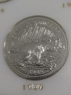 1971-84 14 Canada Canadian Commemorative Silver Dollars Capital Plastics Holder