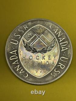 1972 Summit Series Canada vs USSR 2 OZ. Sterling Silver Commemorative Proof Coin