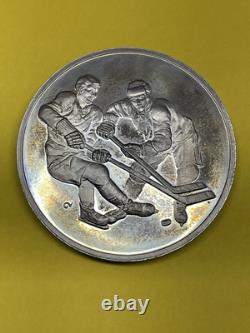 1972 Summit Series Canada vs USSR 2 OZ. Sterling Silver Commemorative Proof Coin