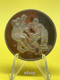 1972 Summit Series Canada vs USSR 2 OZ. Sterling Silver Commemorative Proof Coin