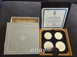 1973-1976 Canada Montreal Olympics Proof Silver Set