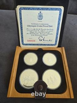 1973-1976 Canada Montreal Olympics Proof Silver Set