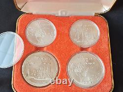 1973 CANADA 1976 MONTREAL OLYMPICS PROOF COIN SET 0.925 Silver Over 4.3 ounces