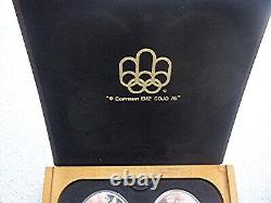 1973 CANADA OFFICIAL PROOF SILVER SET (4) 1976 OLYMPICS SERIES I 4.34 Oz