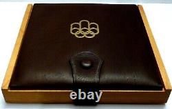 1973 CANADA OFFICIAL PROOF SILVER SET (4) 1976 OLYMPICS SERIES I 4.34 Oz