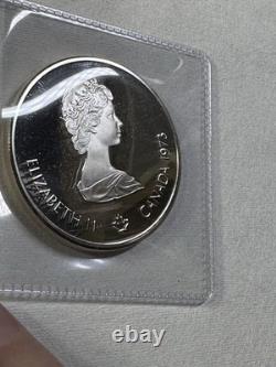 1973 Canada $10 Silver Proof Olympic World Map
