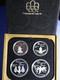 1973 Canada Montreal Olympics 4 Coin Olympic Silver. 925 Silver Proof 4.32 ASW