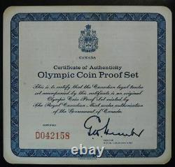 1974 Canada Montreal Olympics Proof Silver 4-Coin Set Series I I