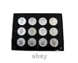 1976 2006 Canadian Silver Proof Dollar, Set of 36 Coins, With Capital Holders