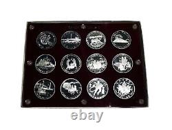 1976 2006 Canadian Silver Proof Dollar, Set of 36 Coins, With Capital Holders
