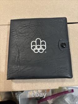 1976 Canada Montreal Olympic 4 Piece Silver Proof Coin Set With Case & COA