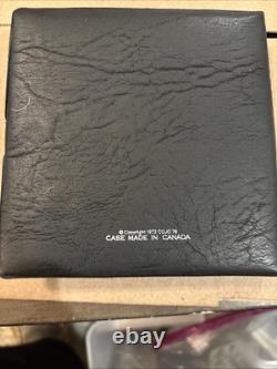 1976 Canada Montreal Olympic 4 Piece Silver Proof Coin Set With Case & COA