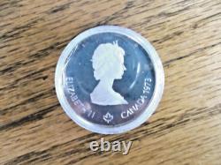 1976 Canada Montreal Olympic 4 Piece Silver Proof Coin Set With Case & COA