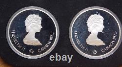 1976 Canada Olympic TRACK. 925 Silver PROOF (4 Coin) Set SERIES IV Case & COA