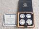 1976 Canada Olympics 4 Piece Silver Proof Coin Set With Case COA 4.4 oz ASW