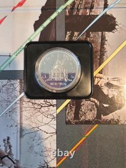1976 Canada Silver Dollar Parliament Buildings Centennial Proof-Like Low MINTAGE