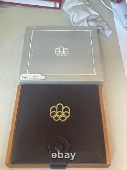 1976 Canadian Mint Montreal Olympic 4 Coin Silver Proof Set withBox & COA