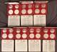 1976 Montreal Canadian Olympic Proof Full Set of 28 Silver Coins 7 Sets & Boxes