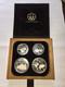 1976 Montreal Olympic Coins Proof Set 4.326 Troy oz Silver