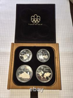 1976 Montreal Olympic Coins Proof Set 4.326 Troy oz Silver