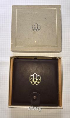 1976 Montreal Olympic Coins Proof Set 4.326 Troy oz Silver
