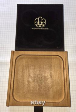 1976 Montreal Olympic Coins Proof Set 4.326 Troy oz Silver