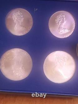 1976 Montreal Olympics 4 Coin Silver Proof Set 2 x $10 & 2 x $5 4.32oz Silver