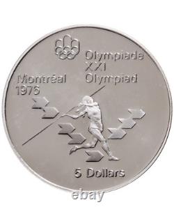 1976 Montreal Olympics Sterling Silver Proof Four Coin Set Series IV COA + Box