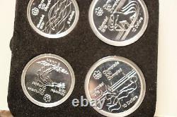 1976 Montrealproof Canada Olympics Proof Coin Set 4 Silver Coin