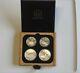 1976 PROOF SILVER CANADIAN SERIES ll OLYMPIC MOTIFS 4 COIN SET IN BOX W COA