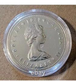 1978 CANADA UK ELIZABETH II XI GAMES Commonwealth EDMONTON SILVER PROOF DOLLAR