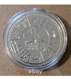 1978 CANADA UK ELIZABETH II XI GAMES Commonwealth EDMONTON SILVER PROOF DOLLAR