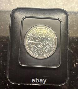 1978 CANADA UK ELIZABETH II XI GAMES Commonwealth EDMONTON SILVER PROOF DOLLAR